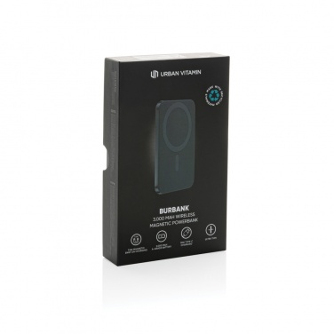 Logotrade Werbegeschenke das Foto: Urban Vitamin Burbank 3000mAh Powerbank aus RCS Plastik/Alu