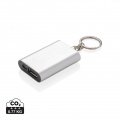 1.000 mAh Schlüsselanhänger Powerbank, grau