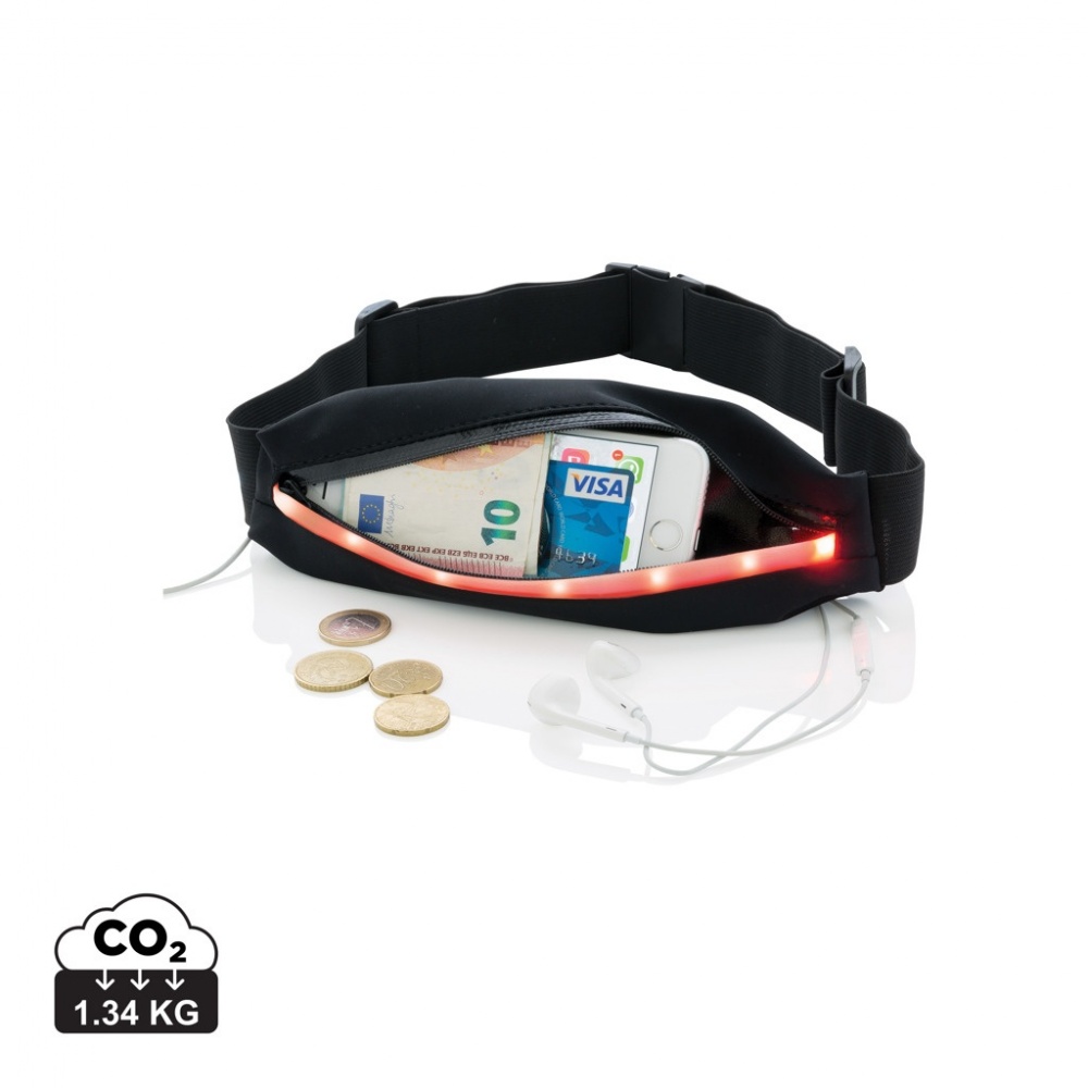 Logotrade werbemittel das Foto: Jogginggürtel mit LED