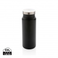 RCS recycelte Stainless Steel Vakuumflasche 600ml, Schwarz