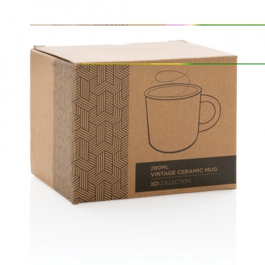 Logotrade Werbegeschenke das Foto: Vintage Keramiktasse, 280ml