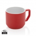 Moderne Keramiktasse, 350ml, Rot