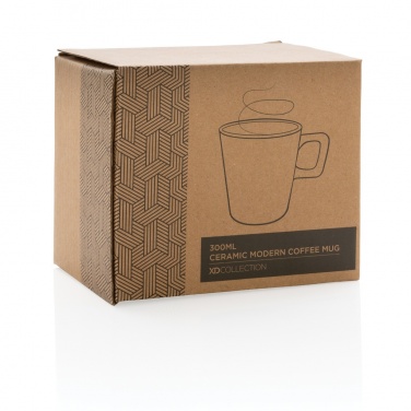 Logotrade Firmengeschenke das Foto: Moderne Keramik Kaffeetasse, 300ml