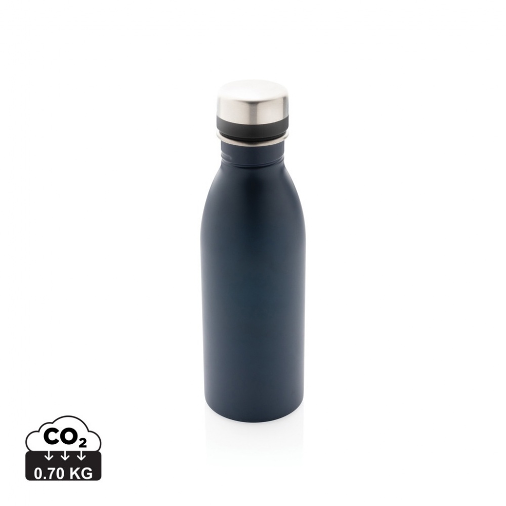 Logotrade Geschäftsgeschenke das Foto: Deluxe Wasserflasche aus RCS recyceltem Stainless-Steel