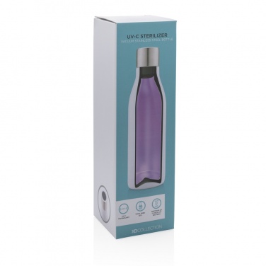 Logotrade Geschäftsgeschenke das Foto: Vakuum Stainless Steel Flasche mit UV-C Sterilisator