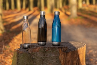 Logotrade Logogeschenke das Foto: Auslaufsichere Trinkflasche mit Stainless-Steel-Deckel
