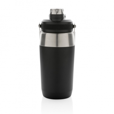 Logotrade Werbegeschenke das Foto: 500ml Vakuum StainlessSteel Flasche mit Dual-Deckel-Funktion