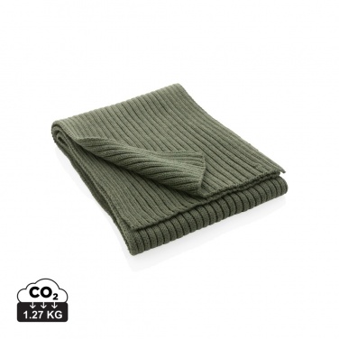 Logotrade Geschäftsgeschenke das Foto: Impact AWARE™ Polylana® Strickschal 180x25cm