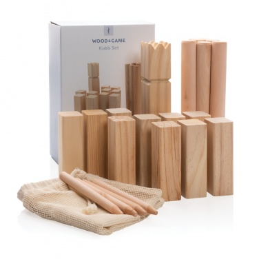 Logotrade Werbegeschenke das Foto: Kubb Outdoor Wurfspiel aus Holz