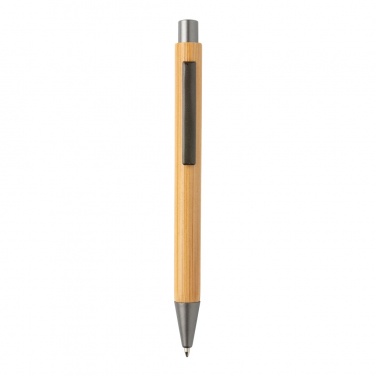 Logotrade Firmengeschenke das Foto: Slim Design Bambus Stift