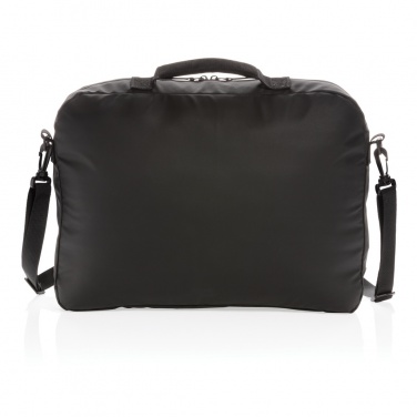 Logotrade Werbegeschenke das Foto: Fashion schwarze 15,6" Laptoptasche, PVC-frei