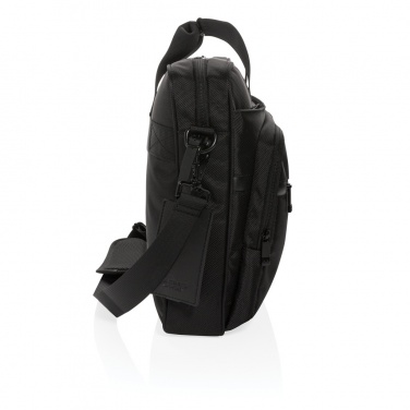 Logotrade Logogeschenke das Foto: Swiss Peak RPET Voyager RFID 15.6" Laptoptasche