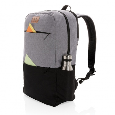 Logotrade Werbeartikel das Foto: Moderner 15.6" USB & RFID Laptop-Rucksack, PVC-frei