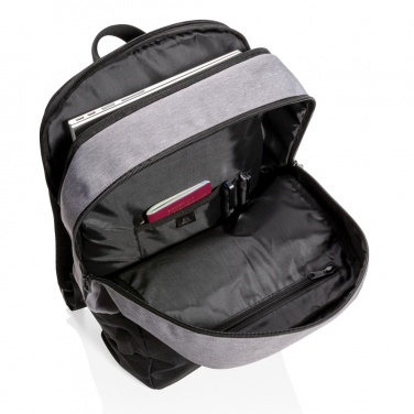 Logotrade Logogeschenke das Foto: Moderner 15.6" USB & RFID Laptop-Rucksack, PVC-frei