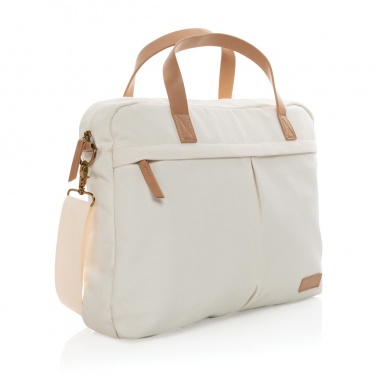 Logotrade Werbeartikel das Foto: Impact AWARE™ 16 oz. rCanvas Laptop-Tasche