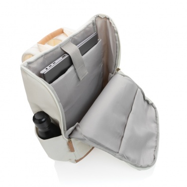 Logotrade Geschäftsgeschenke das Foto: Impact AWARE™ 16 oz. r recyceltem canvas 15" Laptop-Rucksack