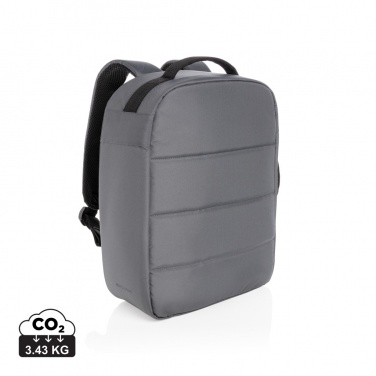 Logotrade Werbeartikel das Foto: Impact AWARE™ RPET Anti-Diebstahl 15,6" Laptop-Rucksack