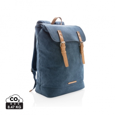 Logotrade werbemittel das Foto: Canvas Laptop-Rucksack, PVC-frei