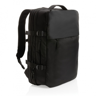 Logotrade Firmengeschenke das Foto: Swiss Peak AWARE™ RPET 15.6" erweiterbarer Wochenendrucksack