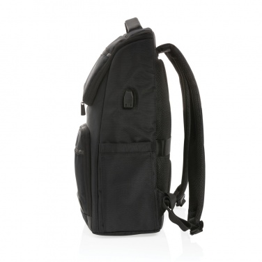 Logotrade Werbeartikel das Foto: Swiss Peak AWARE™ RPET Voyager 15.6" Laptop Rucksack