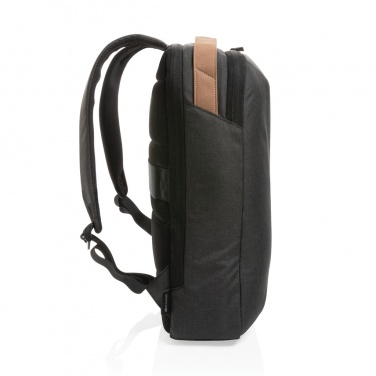 Logotrade Firmengeschenke das Foto: Impact AWARE™ 300D Two-Tone Deluxe 15.6" Laptop-Rucksack