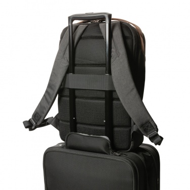 Logotrade Werbeartikel das Foto: Impact AWARE™ 300D Two-Tone Deluxe 15.6" Laptop-Rucksack