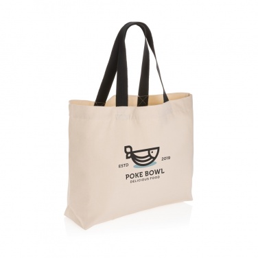 Logotrade Werbegeschenke das Foto: Impact Aware™ 240g/m² große Tasche aus rCanvas, ungefärbt