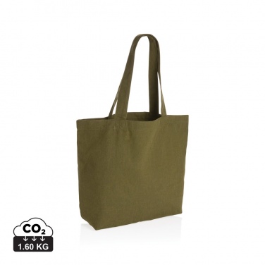 Logotrade Werbegeschenke das Foto: Impact Aware™ 240g/m² rcCanvas Shopper + Tasche, ungefärbt