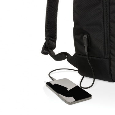 Logotrade Geschäftsgeschenke das Foto: Swiss Peak AWARE™ moderner 15,6" Laptop-Rucksack