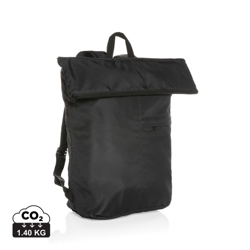 Logotrade Werbegeschenke das Foto: Dillon AWARE™ RPET faltbarer Lightweight-Rucksack