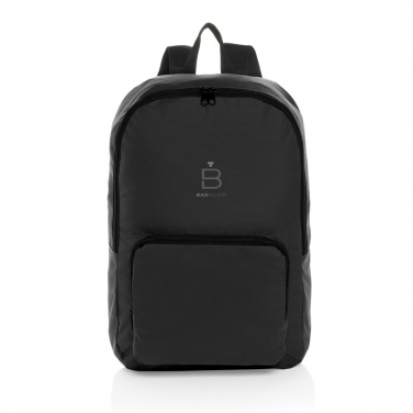 Logotrade werbemittel das Foto: Dillon AWARE™ RPET faltbarer klassischer Rucksack