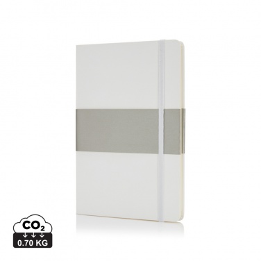 Logotrade Geschäftsgeschenke das Foto: Deluxe Hardcover A5 Notizbuch