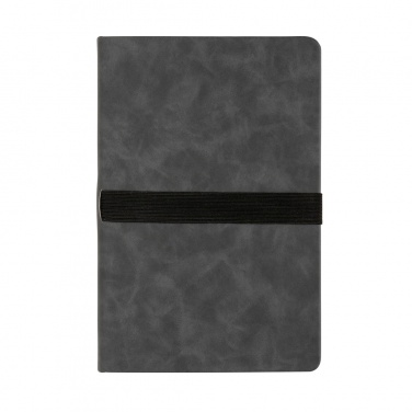 Logotrade Logogeschenke das Foto: Deluxe Hardcover PU Notizbuch mit Handy- und Stiftehalter