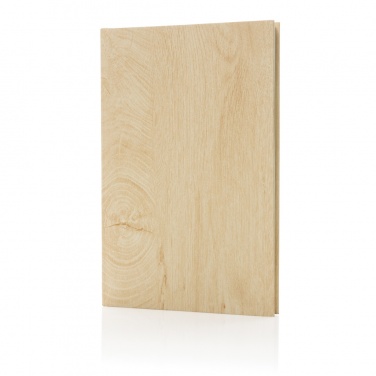 Logotrade Firmengeschenke das Foto: Kavana A5 Notizbuch mit Holz-Print