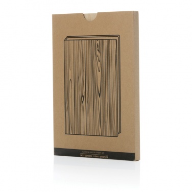 Logotrade Firmengeschenke das Foto: Kavana A5 Notizbuch mit Holz-Print