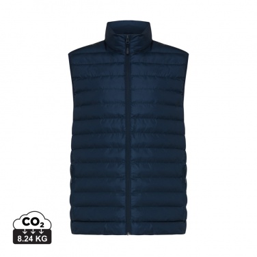 Logotrade Firmengeschenke das Foto: Iqoniq Meru Herren Bodywarmer aus recyceltem Polyester