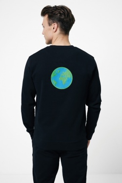 Logotrade Geschäftsgeschenke das Foto: Iqoniq Zion Rundhals-Sweater aus recycelter Baumwolle