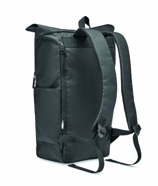 Logotrade Firmengeschenke das Foto: Rolltop-Rucksack 300D RPET