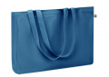 Recycelte Canvas-Tasche, Blau