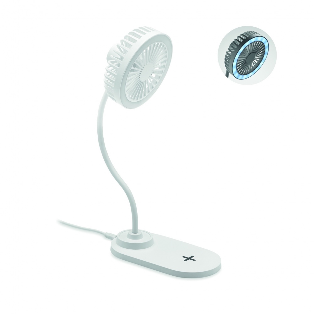 Logotrade Firmengeschenke das Foto: Tischventilator mit Licht