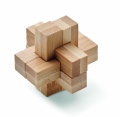 Holzpuzzle/Gehirnjogging Bambus, Holz