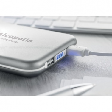 Logotrade Werbeartikel das Foto: Solar Powerbank 4000 mAh