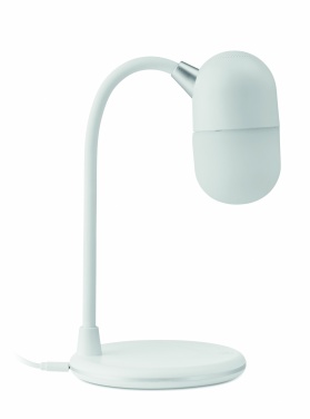 Logotrade Logogeschenke das Foto: LED Lampe mit Ladestation