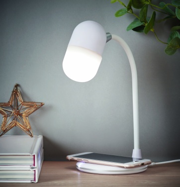Logotrade Werbegeschenke das Foto: LED Lampe mit Ladestation