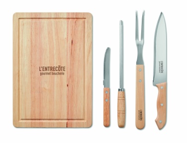 Logotrade Werbeartikel das Foto: 4teiliges Barbecue Werkzeug