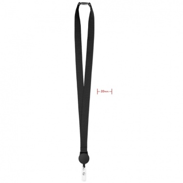 Logotrade Werbeartikel das Foto: Lanyard mit Badge-Halter