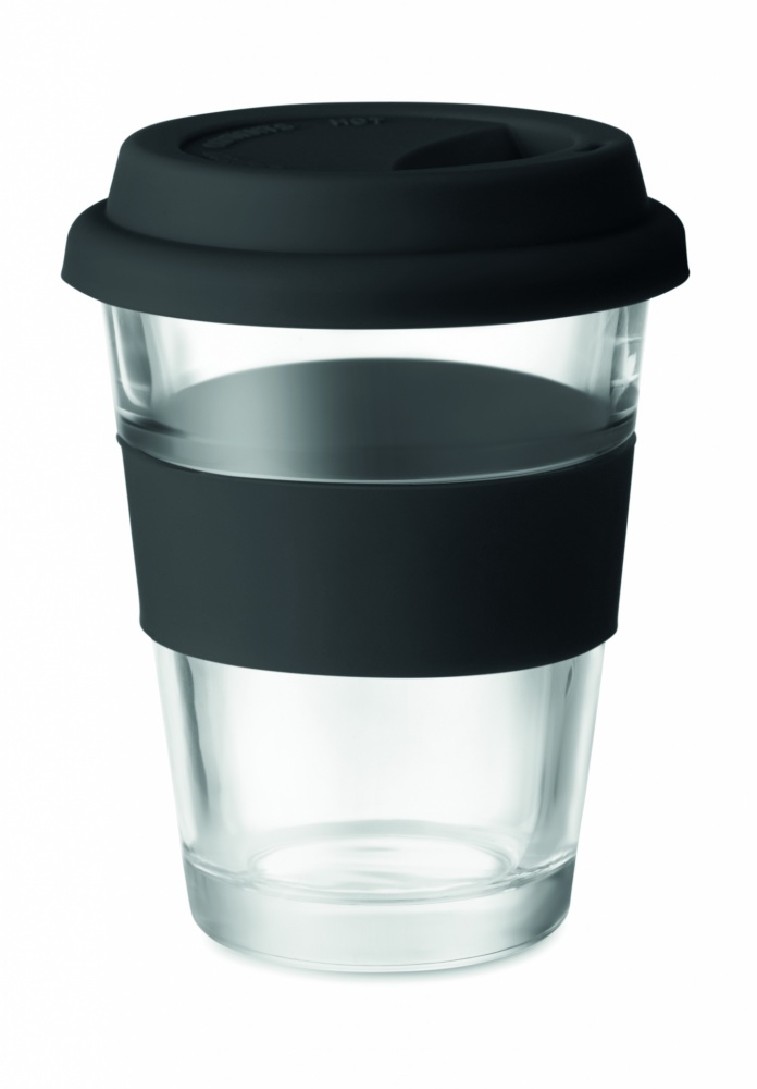 Logotrade Werbeartikel das Foto: Glas Becher 350 ml