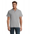 SPRING II MEN Polo 210g, Grau Melange 2