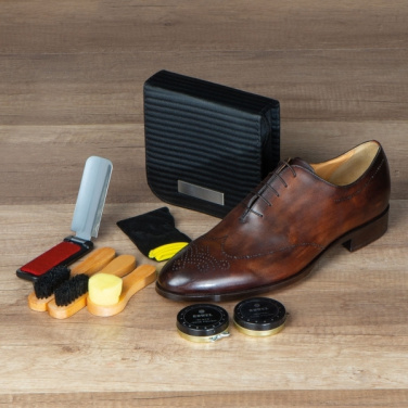 Logotrade Firmengeschenke das Foto: Schuhputzset CANNES
