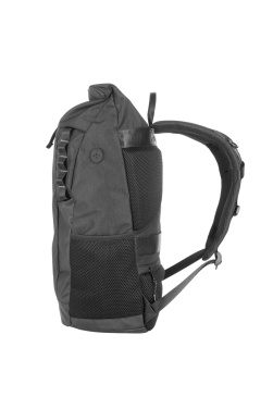 Logotrade Firmengeschenke das Foto: Rolltop-Rucksack ELBERT Schwarzwolf